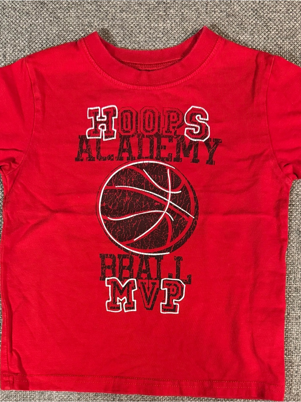 Okie Dokie Red Black Boys Basketball T Shirt Size 4T